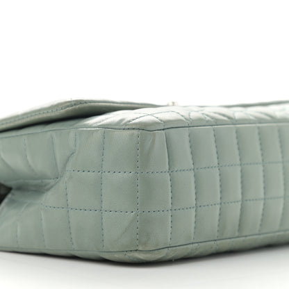 Chanel Lambskin Quilted Lady Graphic Flap Green 9 of 15