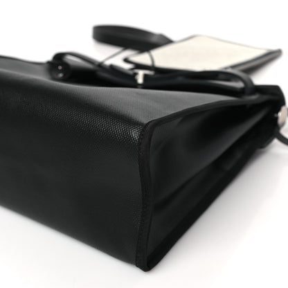 Hermes Toile H Berline Vache Hunter Herbag Zip PM 31 Black Ecru 9 of 9