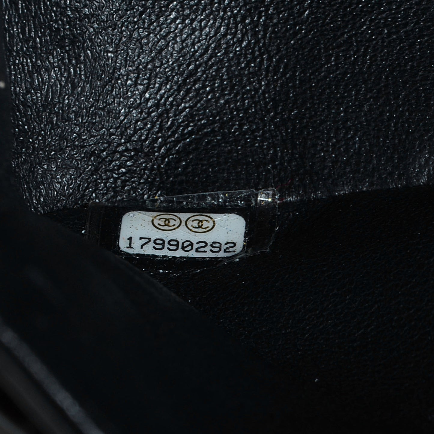 Satin Quilted Medium Double Flap Black