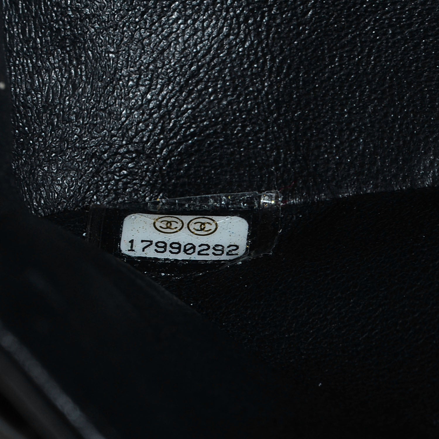 Chanel Satin Quilted Medium Double Flap Black 7 of 8