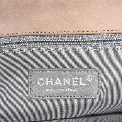 Chanel Nubuck Quilted Chain Around Maxi Flap Grey 6 of 14