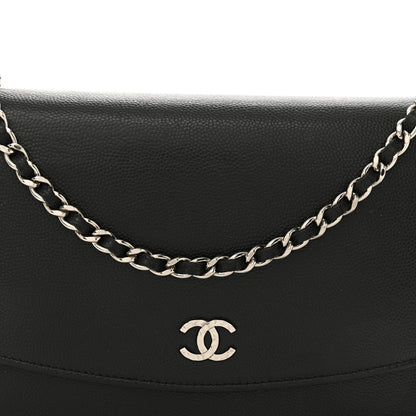 Chanel Caviar Sevruga Wallet on Chain WOC Black 9 of 13
