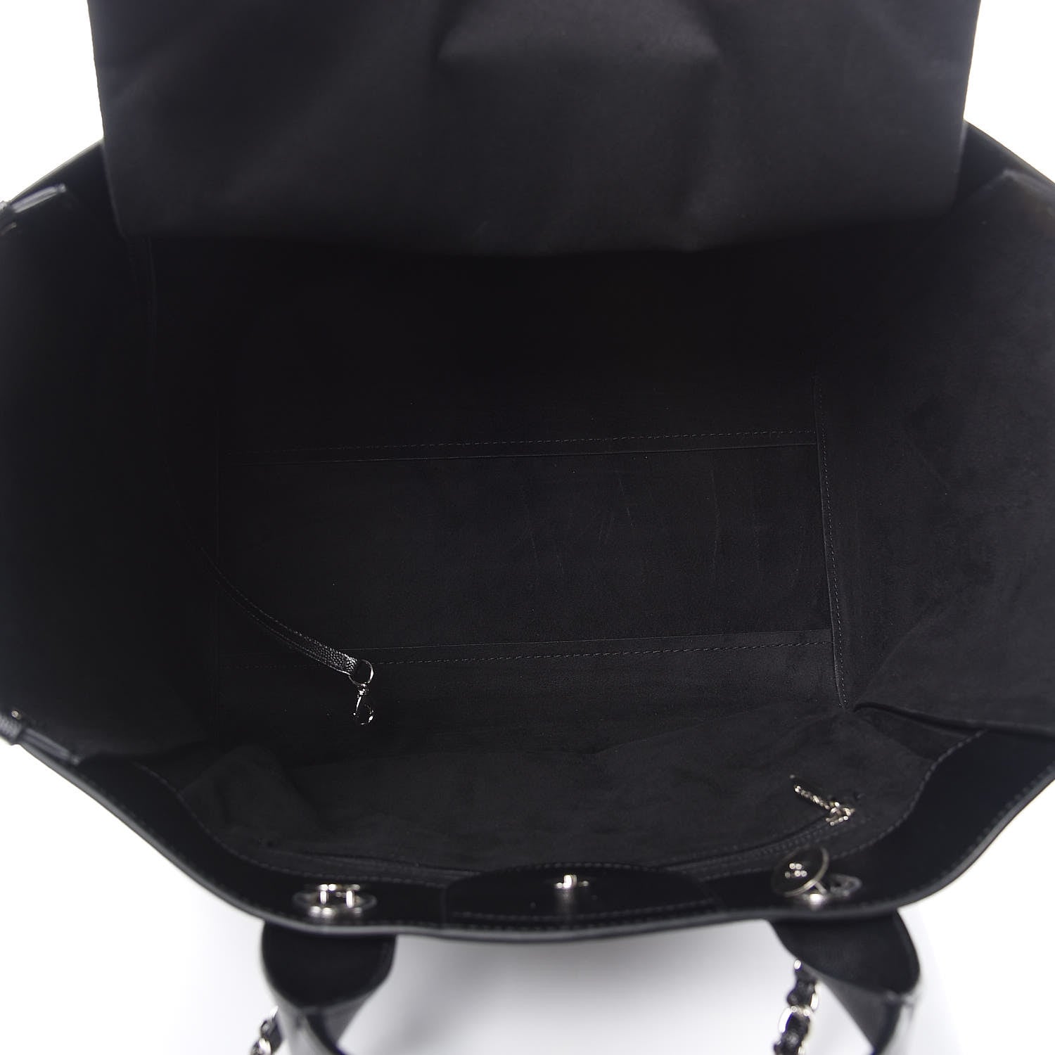 Chanel Caviar Large Studded Deauville Tote Black 5 of 12