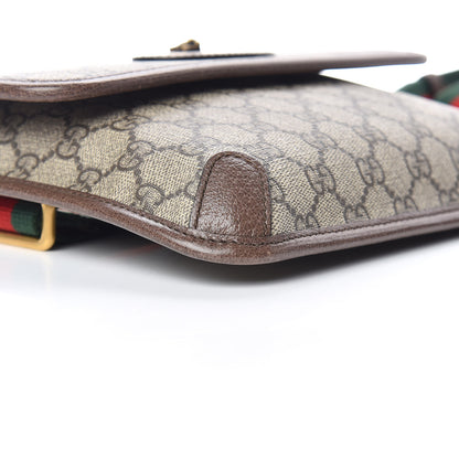 Gucci GG Supreme Monogram Neo Vintage Web Belt Bag Brown 8 of 10