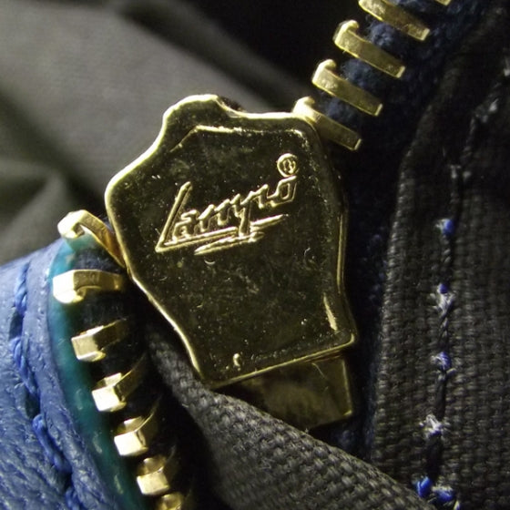 Quilted Leather Stardust Stam Blue