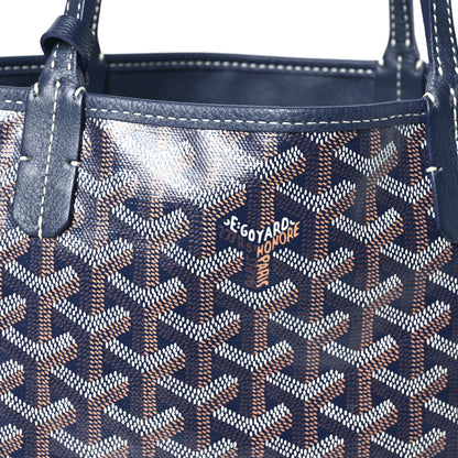 Goyard Goyardine Reversible Mini Anjou Navy 8 of 16