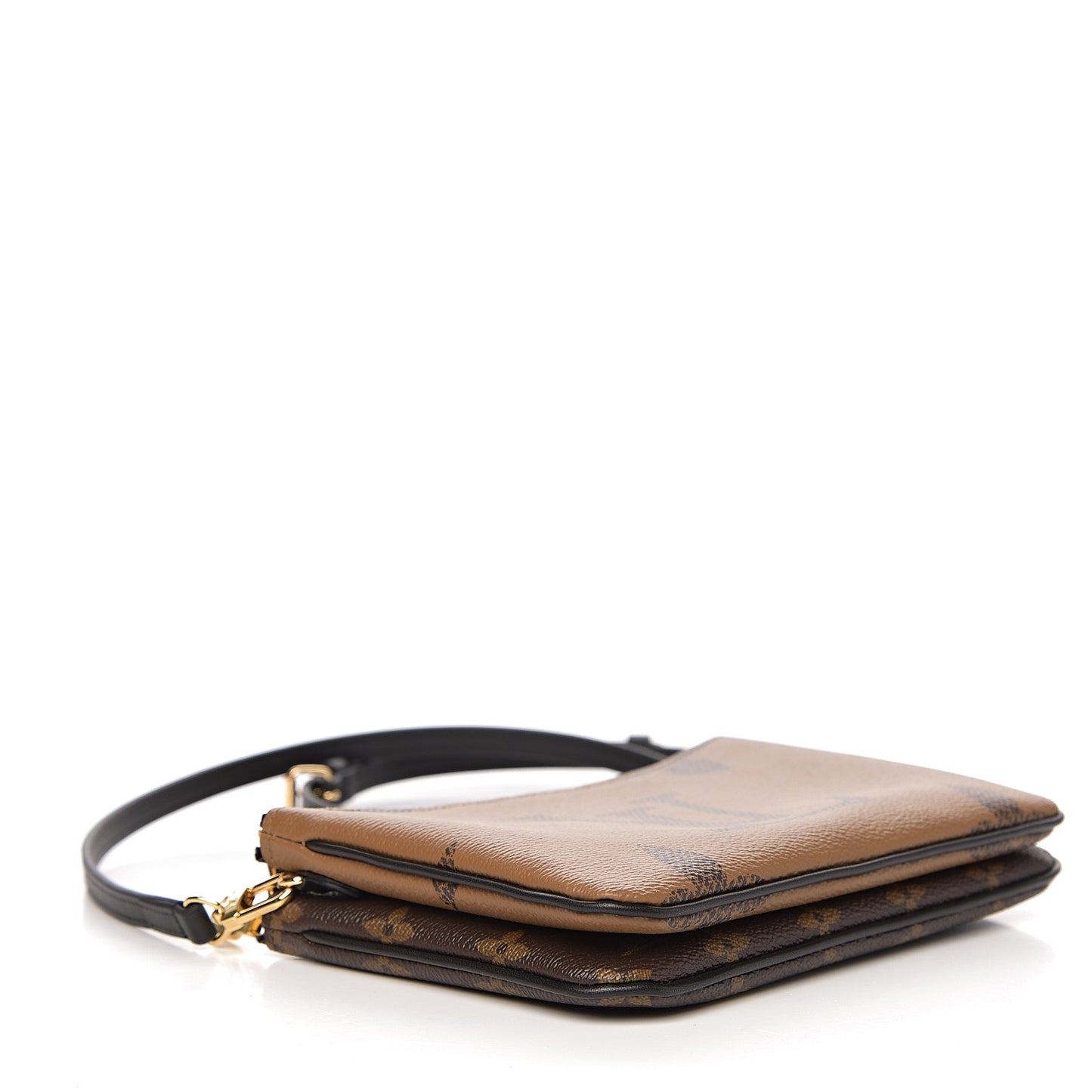 Reverse Monogram Giant Double Zip Pochette