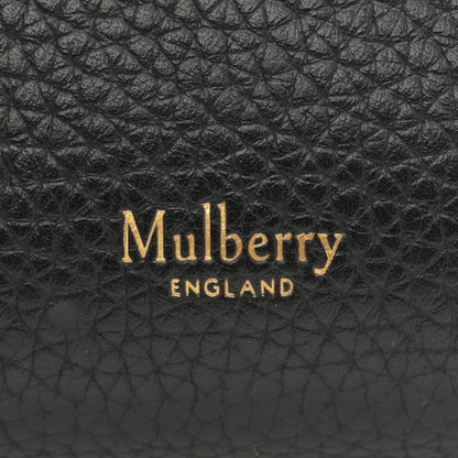 Mulberry Heavy Grain Small Iris Tote Black 6 of 11