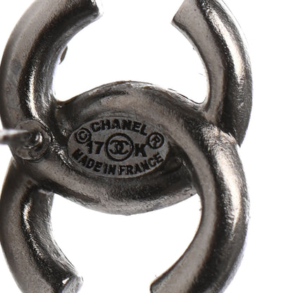 Chanel Iridescent Crystal CC Earrings Multicolor 4 of 4