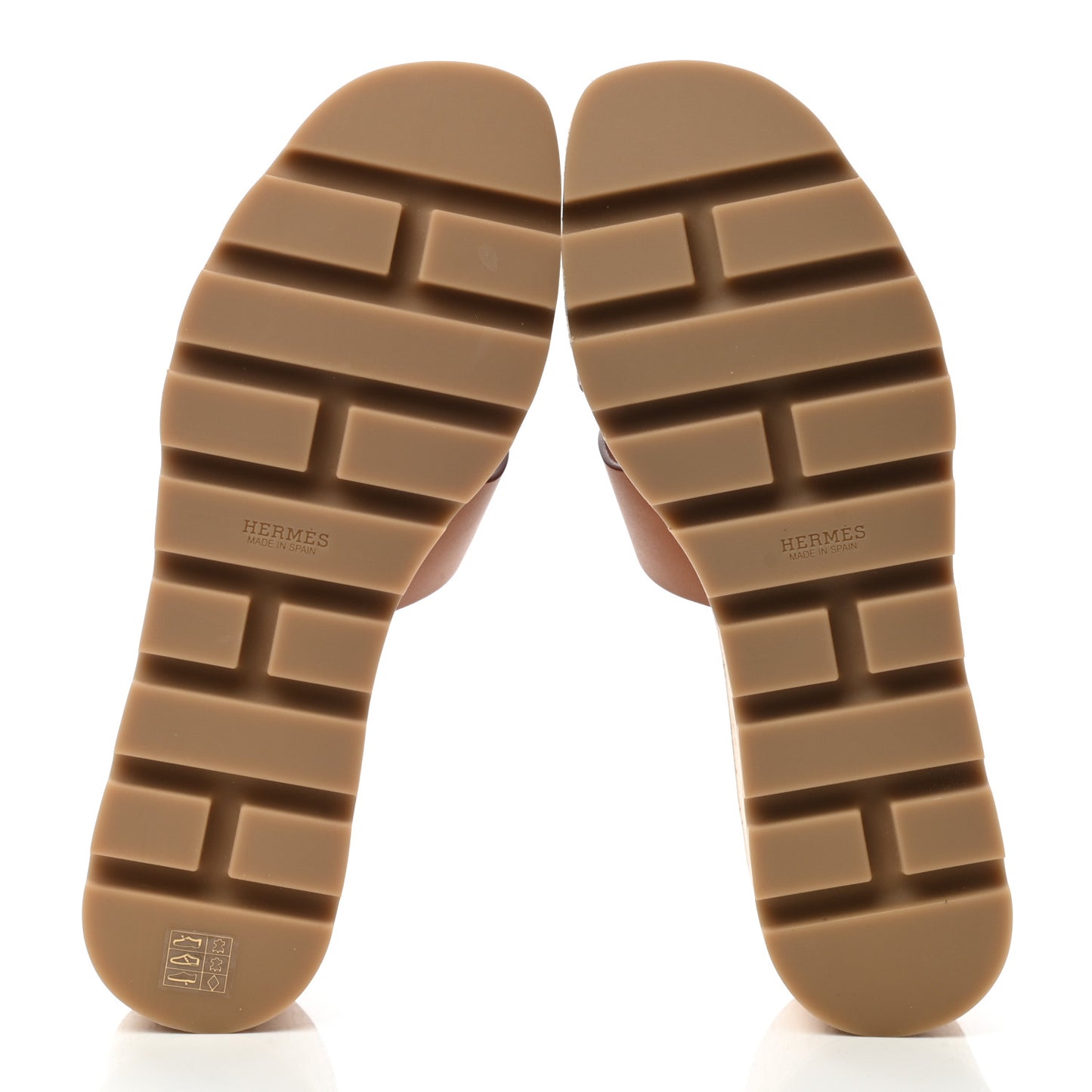 Calfskin Cork Eze 30 Sandals 39 Marron Glaise