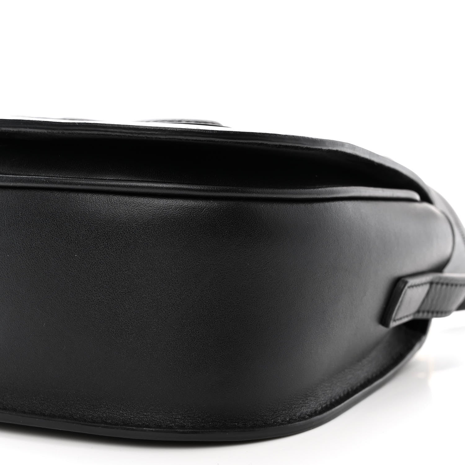 Celine Smooth Calfskin Cuir Triomphe Folco Crossbody Bag Black 11 of 11