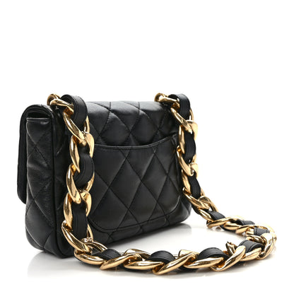 Chanel Lambskin Quilted Small Funky Town Flap Black 3 of 10