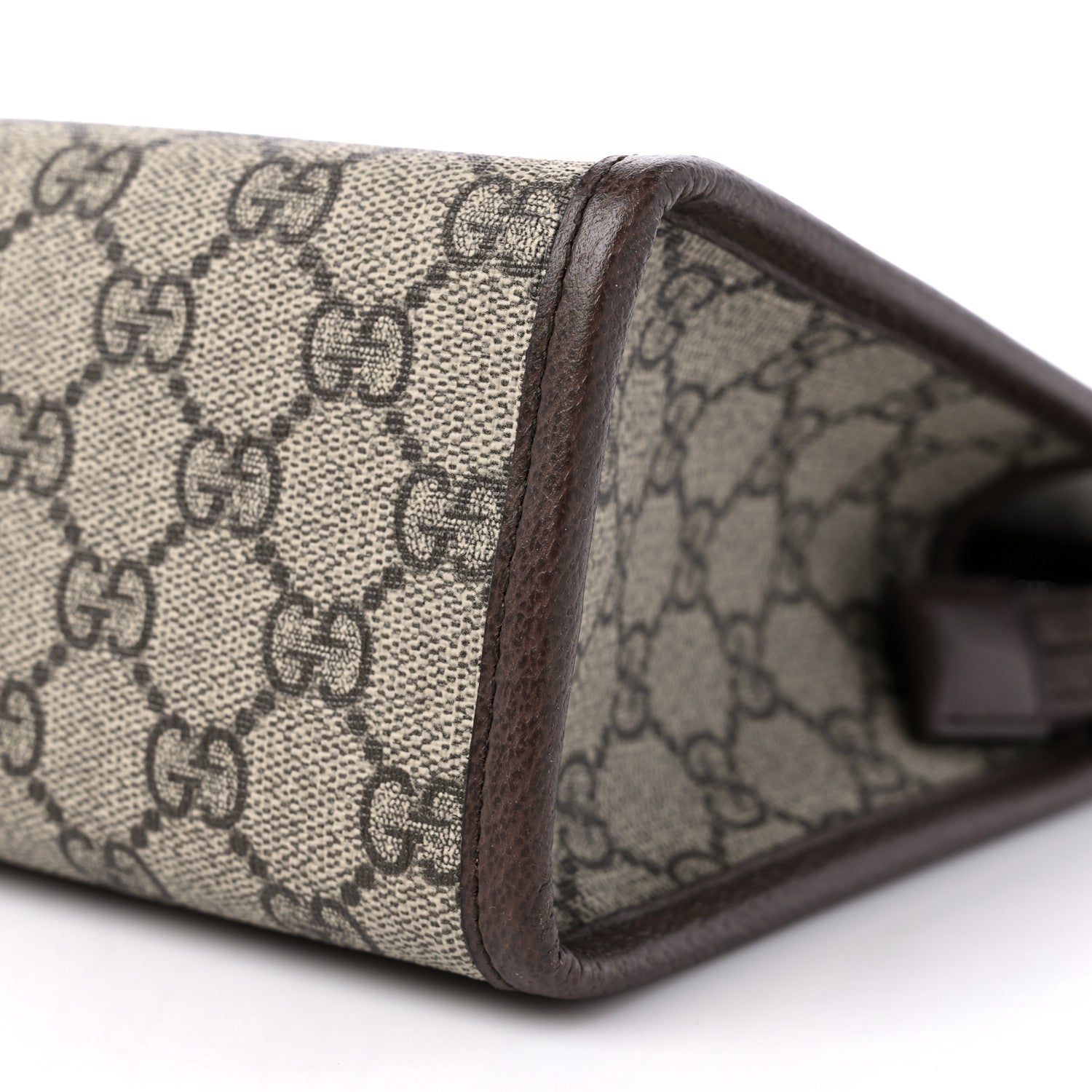 Gucci GG Supreme Monogram Web Ophidia GG Toiletry Case Beige New Acero 9 of 9