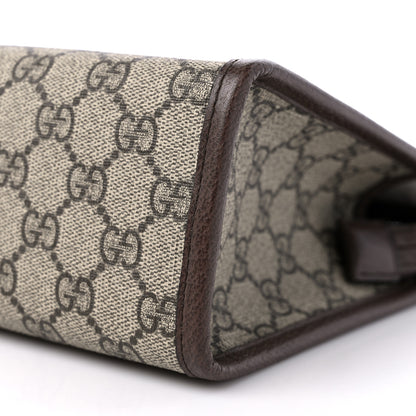 Gucci GG Supreme Monogram Web Ophidia GG Toiletry Case Beige New Acero 9 of 9