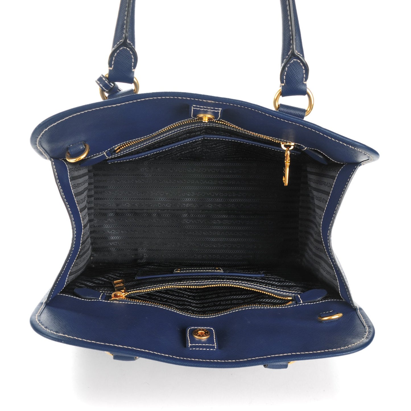 Saffiano Lux Shopping Tote Bleuette