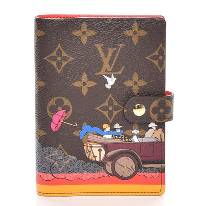 Louis Vuitton Monogram 2015 Christmas Animation Small Ring Agenda Cover Poppy 1 of 7