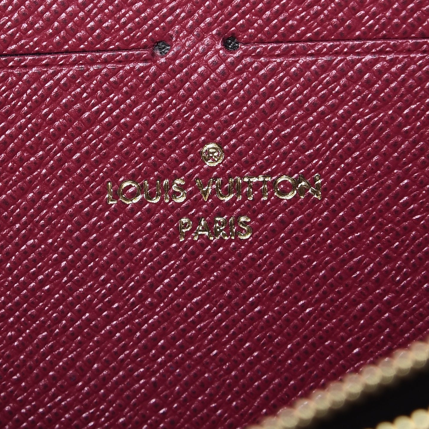Monogram Clemence Wallet Fuchsia