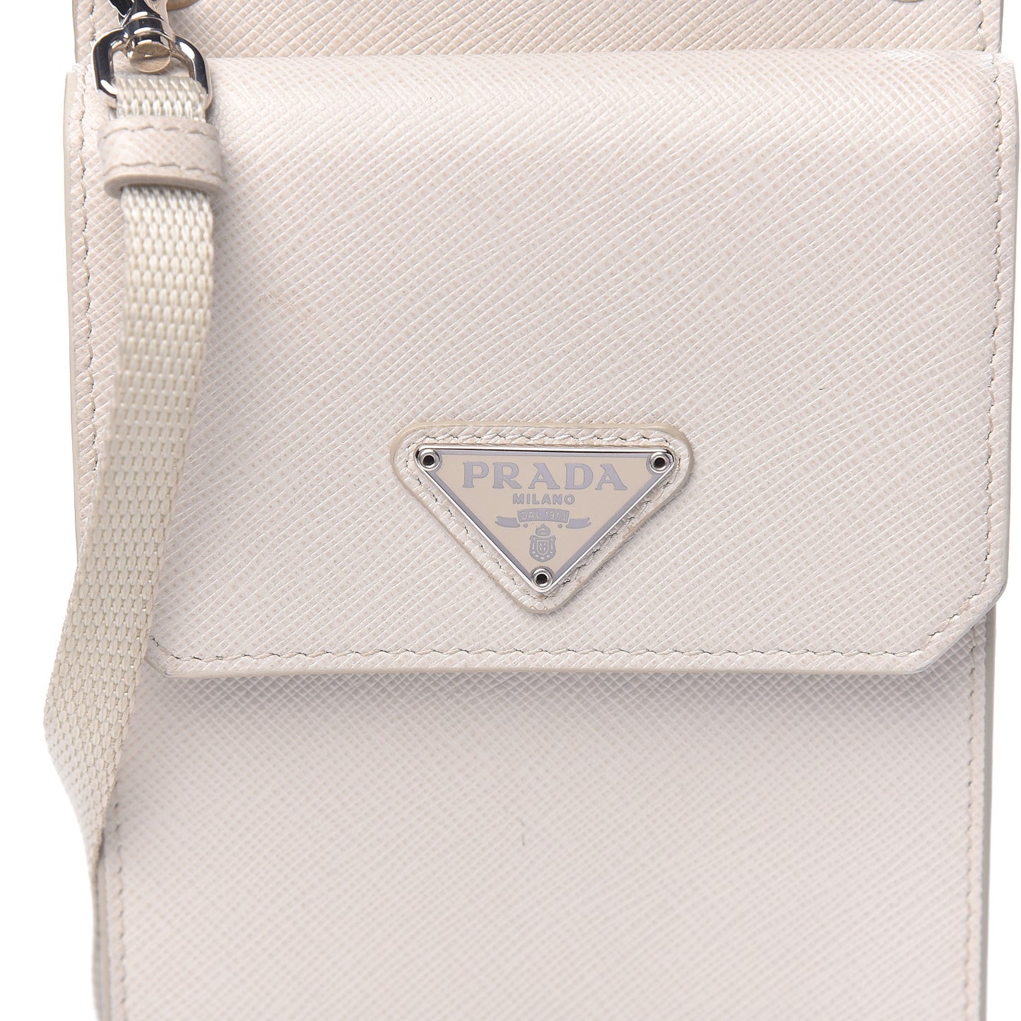 Saffiano Mini Camera Crossbody Bag Talco