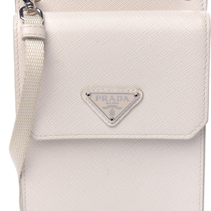 Prada Saffiano Mini Camera Crossbody Bag Talco 8 of 11