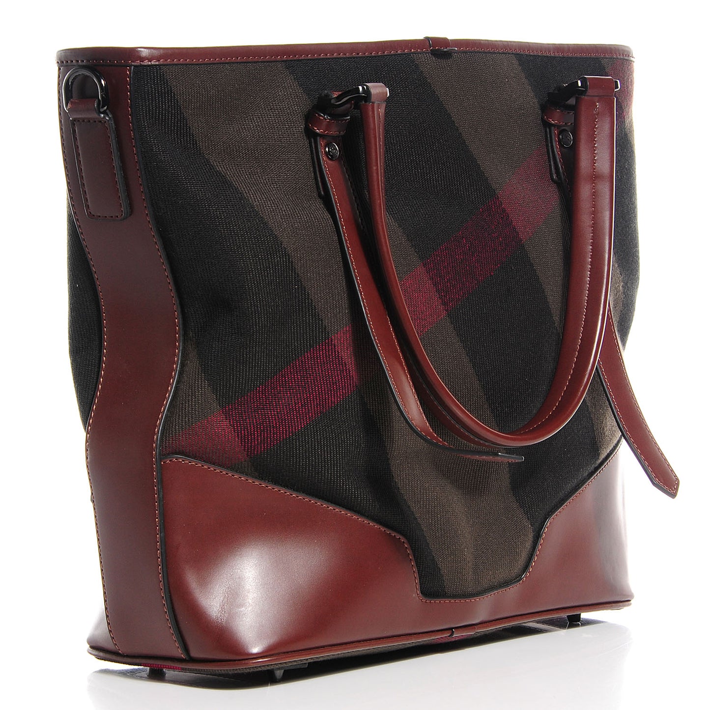 Canvas Mega Check Tote
