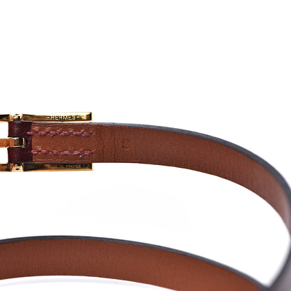 Hermes Chamonix Behapi Double Tour Bracelet S Rouge H 4 of 4