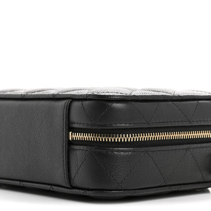 Chanel Caviar Quilted Vanity Case Black 11 of 12