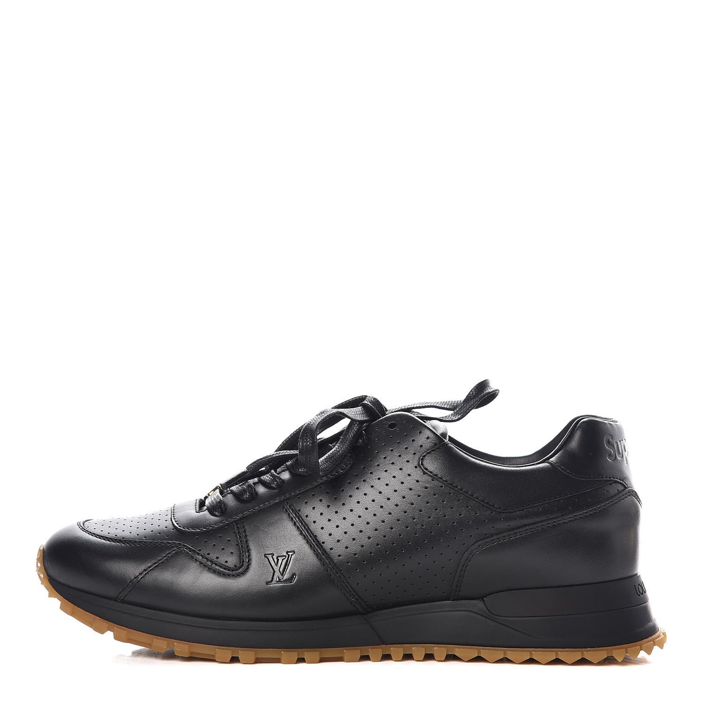 X SUPREME Calfskin Run Away Sneakers 7.5 Black
