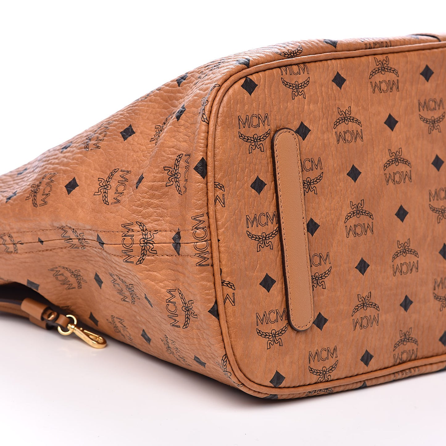 Visetos Large Liz Reversible Shopper Tote Cognac