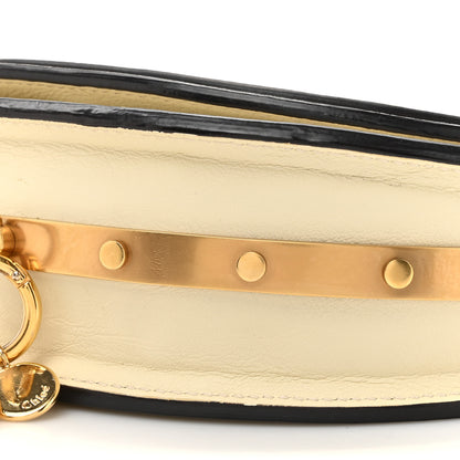 Chloe Calfskin Small Nile Bracelet Minaudiere Bag Off White 10 of 14