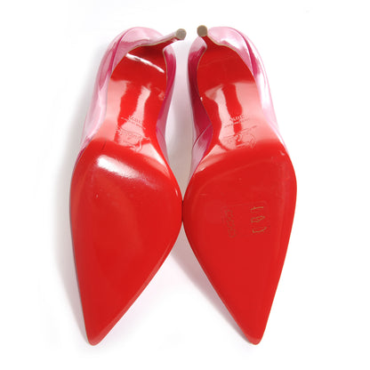 Christian Louboutin Patent Pigalle Follies 120 Pinky 38.5 5 of 6