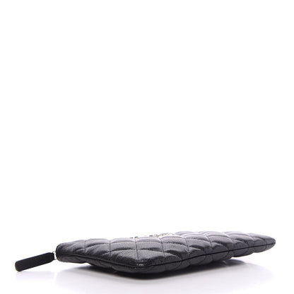 Chanel Caviar Quilted Small French New Wave CC Pouch Black 5 of 11