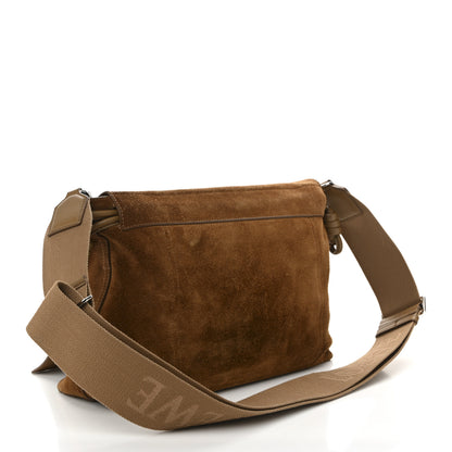 Loewe Suede Flamenco Satchel Tobacco 3 of 10