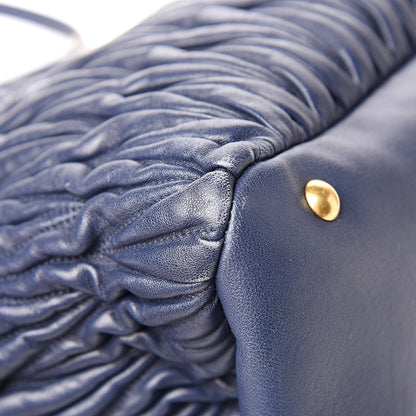 Miu Miu Nappa Matelasse Tote Bleuette 10 of 15