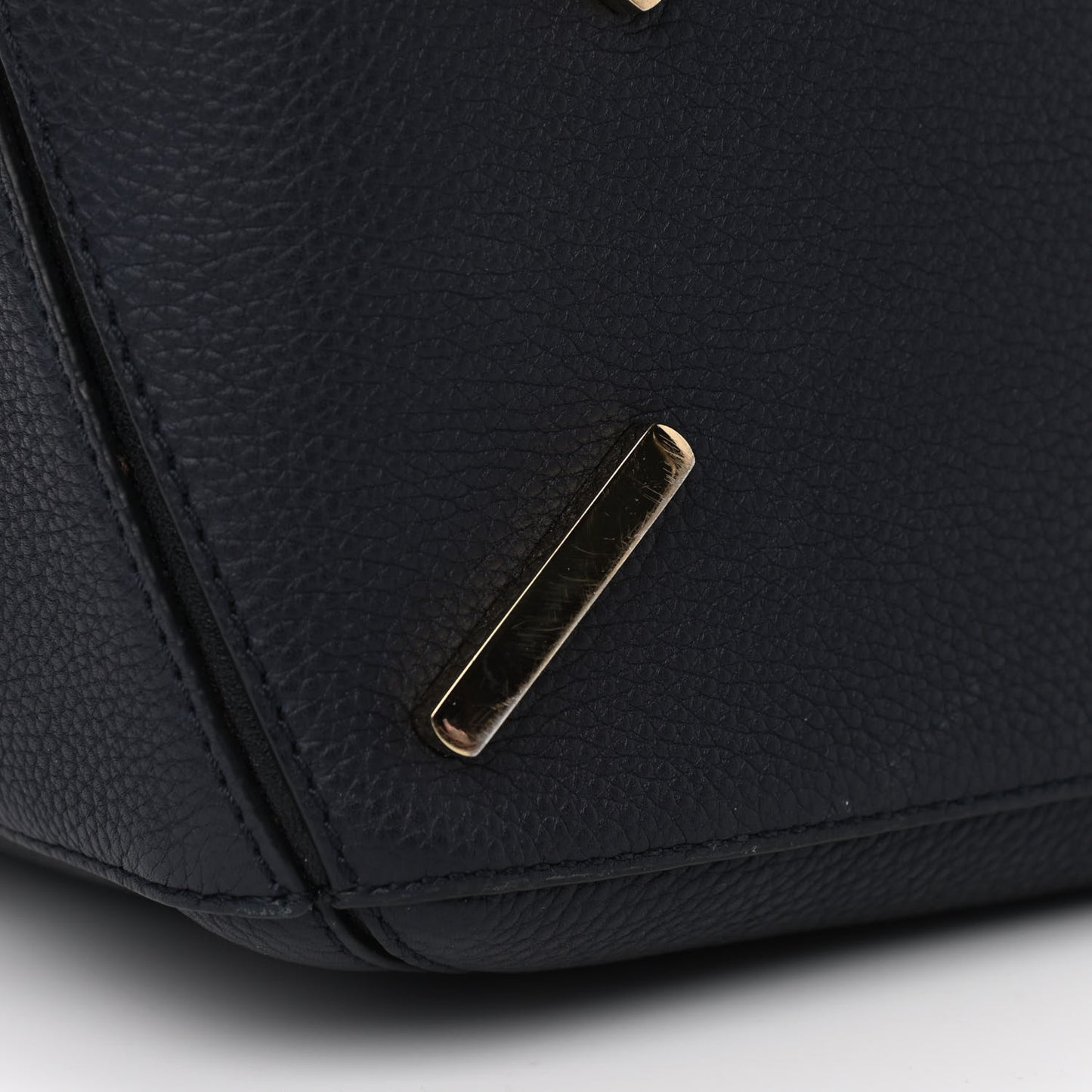 Calfskin Medium Puzzle Bag Midnight Blue Black