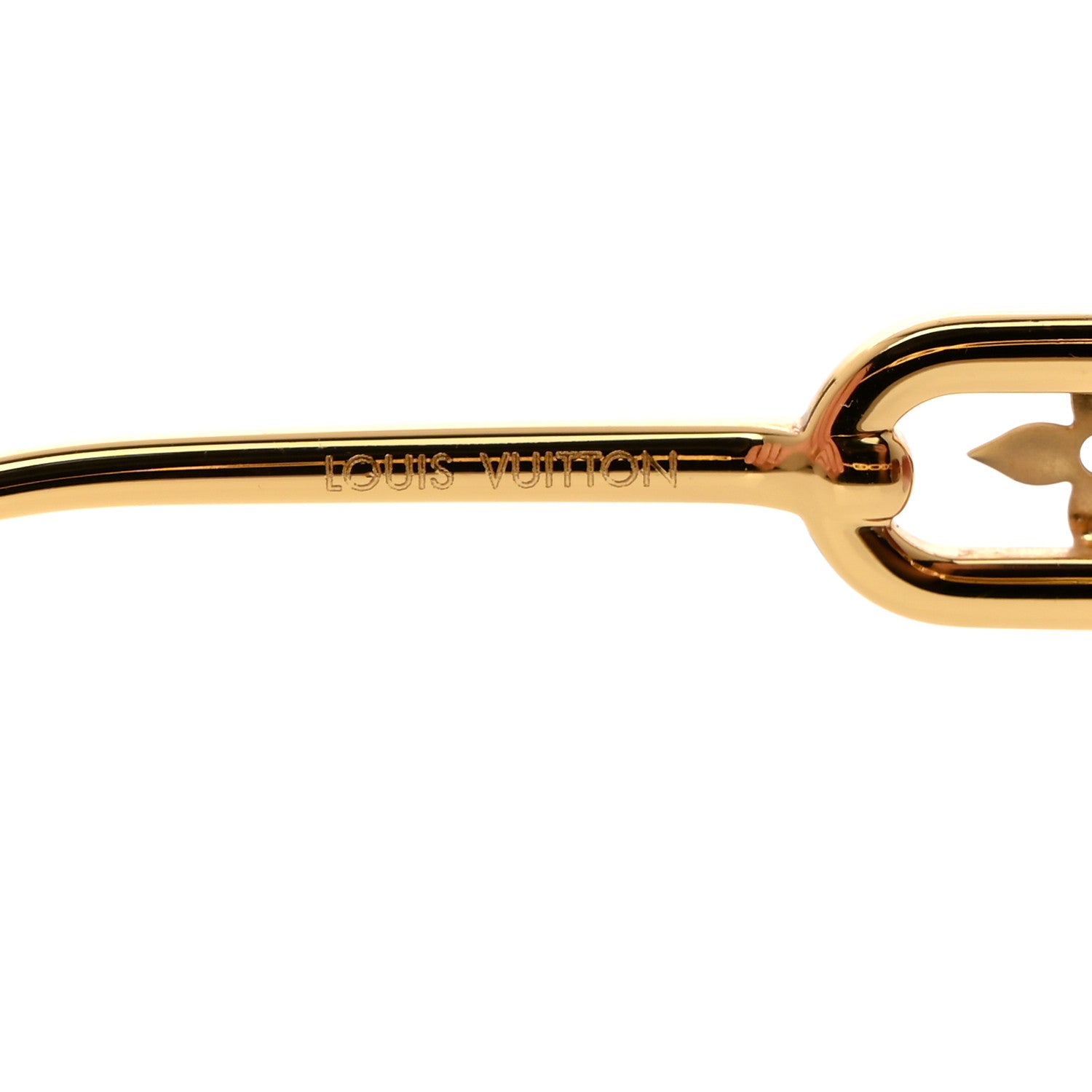 Louis Vuitton Metal Rimless LV Jewel Cat Eye Sunglasses Z1626U