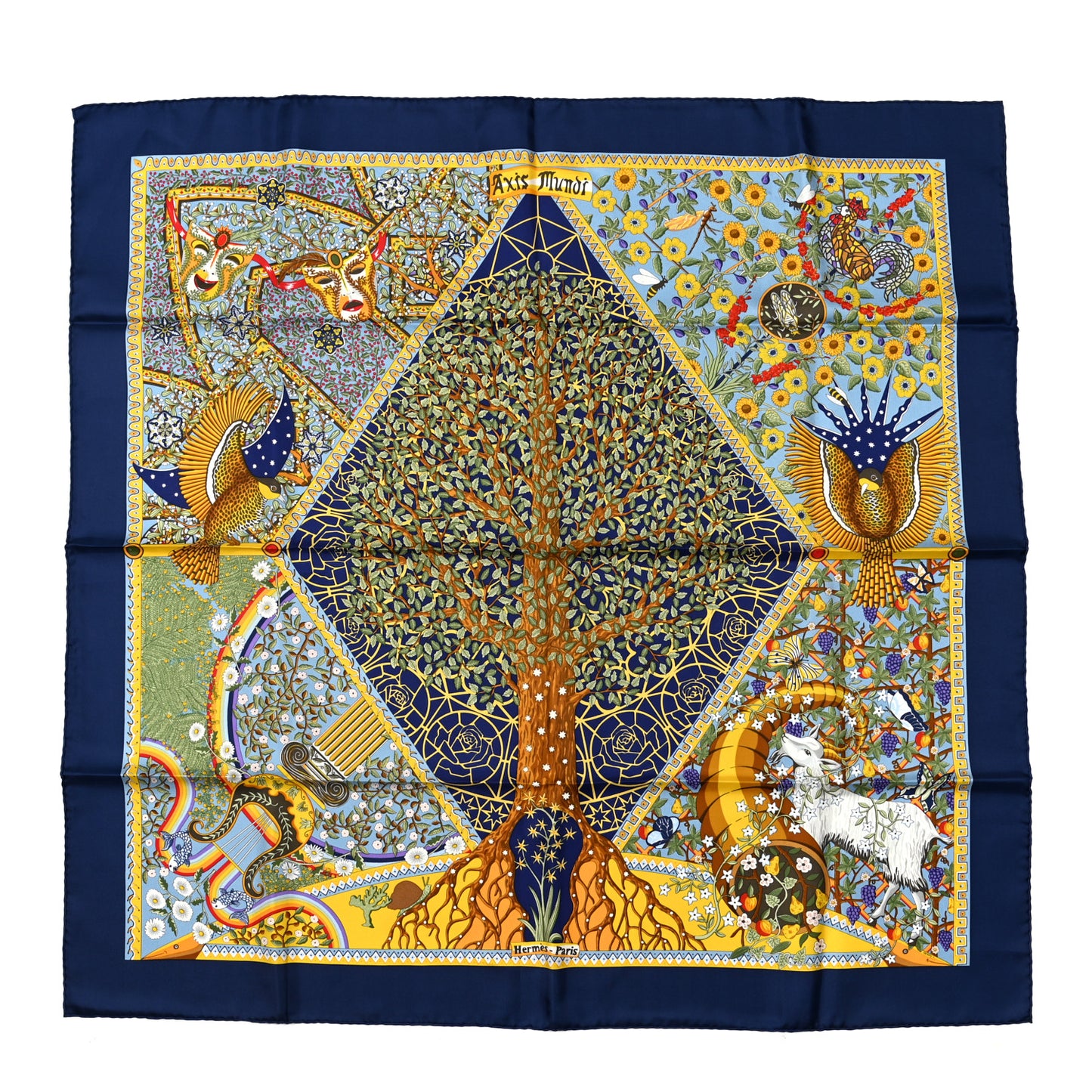 Silk Axis Mundi Shawl 90