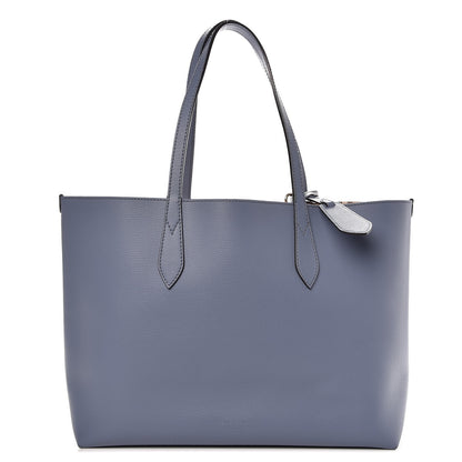Burberry Calfskin Haymarket Check Medium Reversible Tote Blue 1 of 11