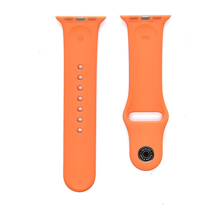 Hermes Silicone 38mm Apple Sports Watch Single Tour Band Orange 2 of 4