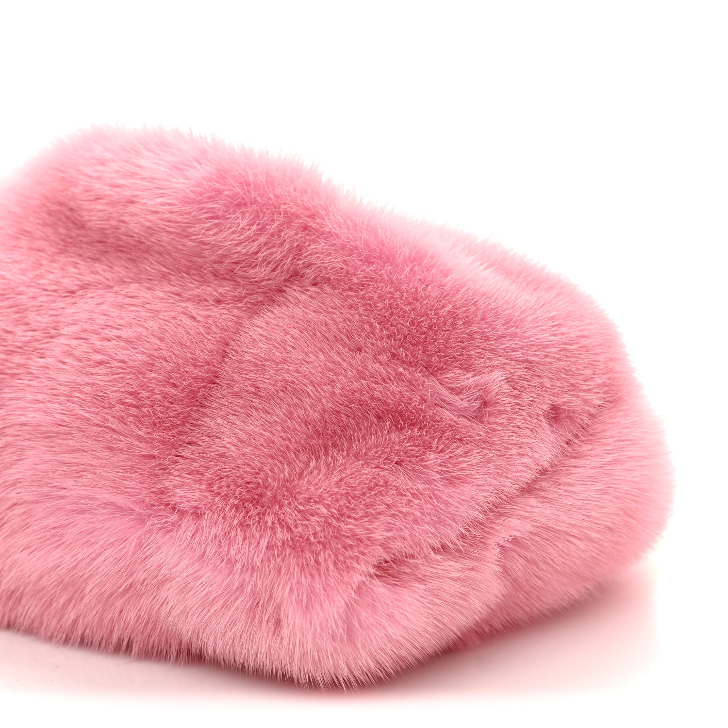 Valentino Garavani Mink Fur Clutch Pink 8 of 8