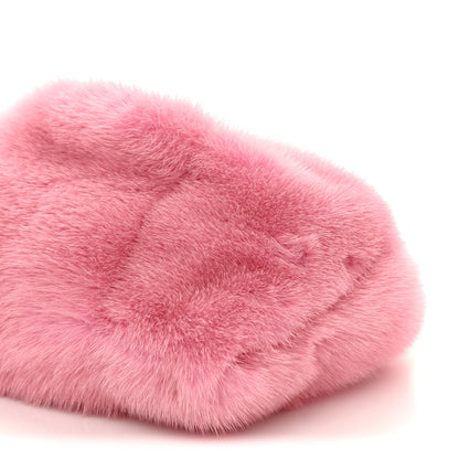 Valentino Garavani Mink Fur Clutch Pink 8 of 8