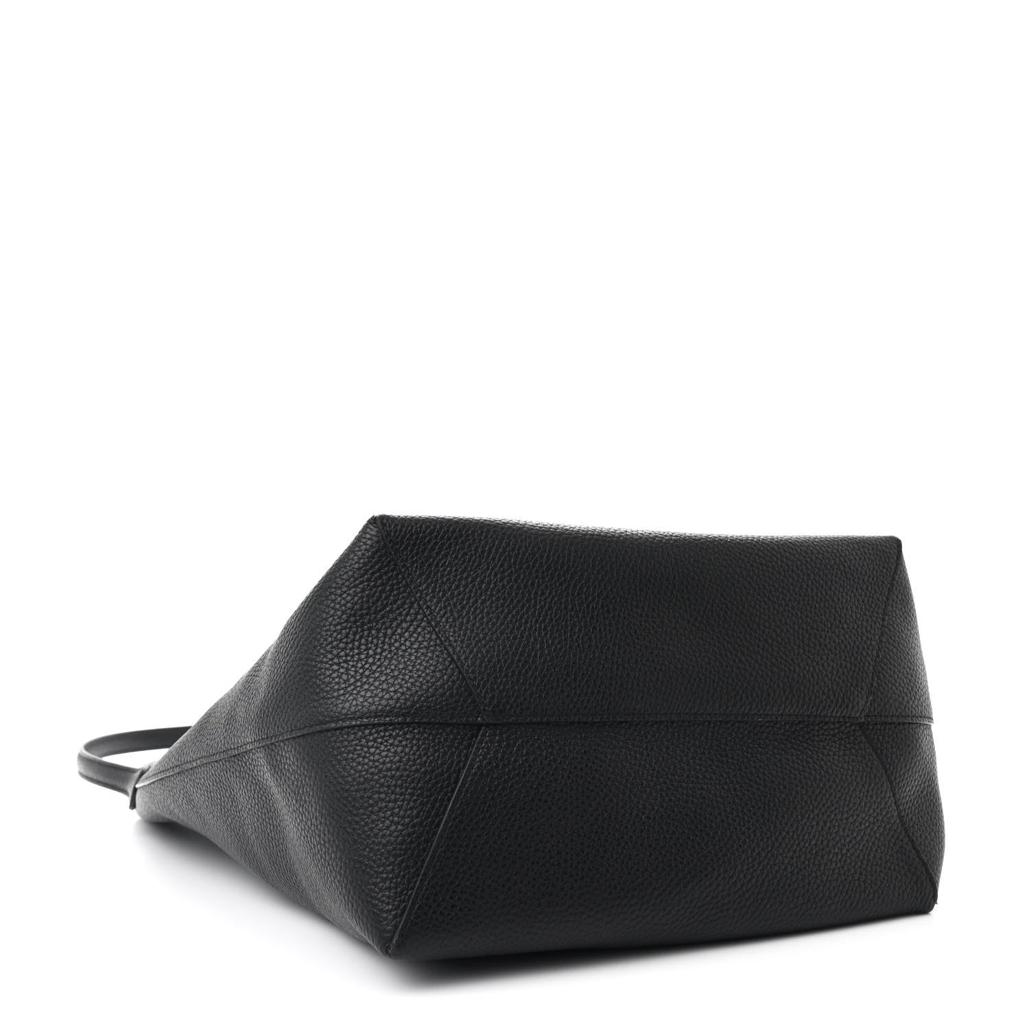 Mansur Gavriel Pebbled Calfskin Everyday Cabas Black 4 of 9