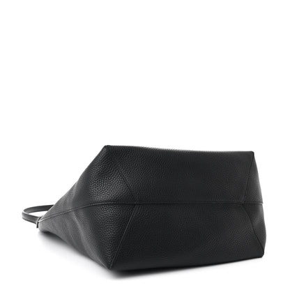 Mansur Gavriel Pebbled Calfskin Everyday Cabas Black 4 of 9