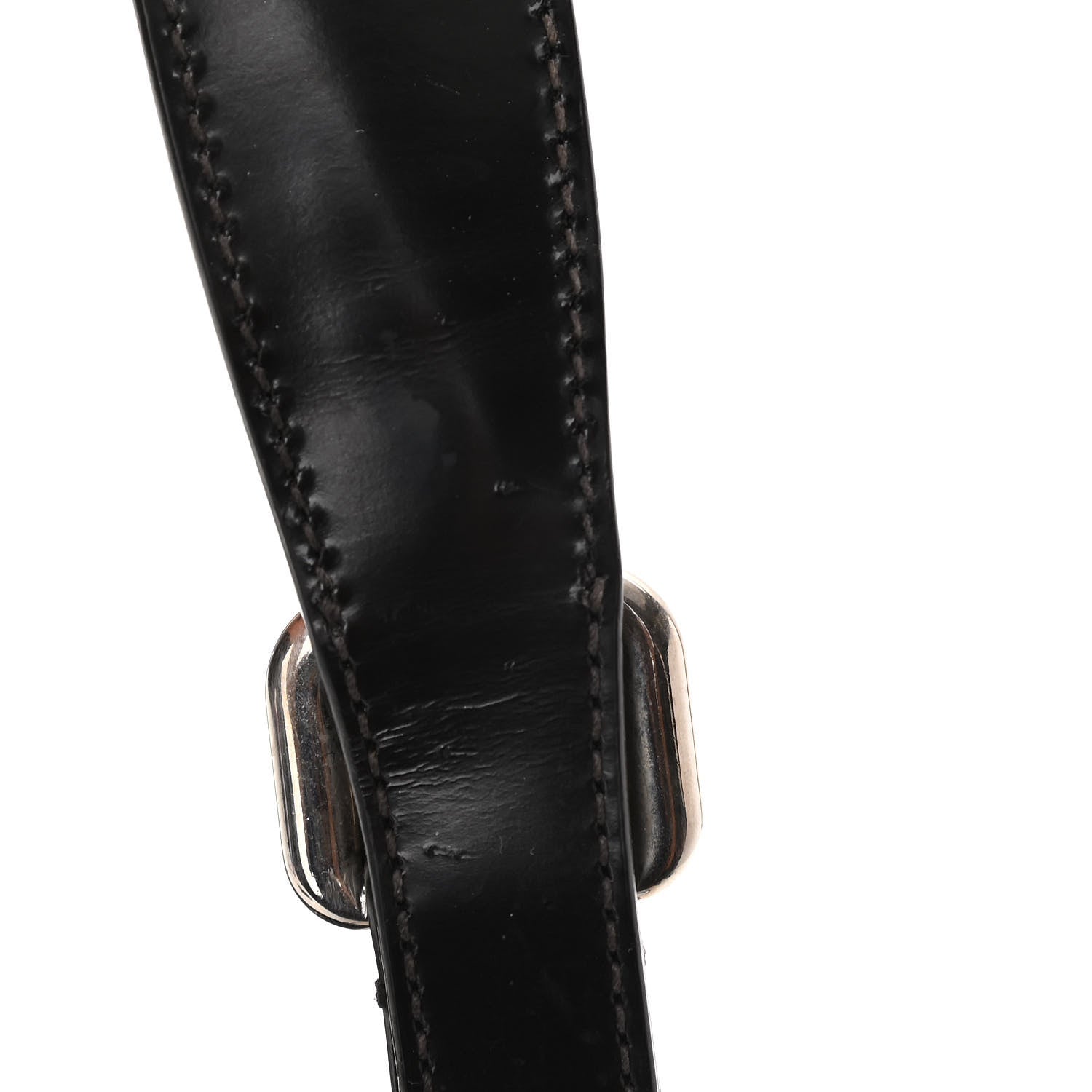 Prada Tessuto Nylon Calfskin Logo Shoulder Bag Black 11 of 11