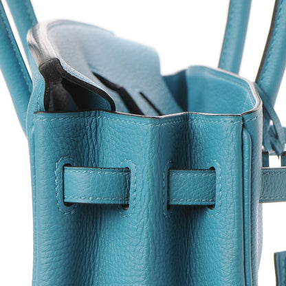 Hermes Togo Birkin 25 Turquoise 23 of 31