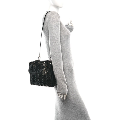 Christian Dior Patent Cannage Medium Lady Dior Black 2 of 11