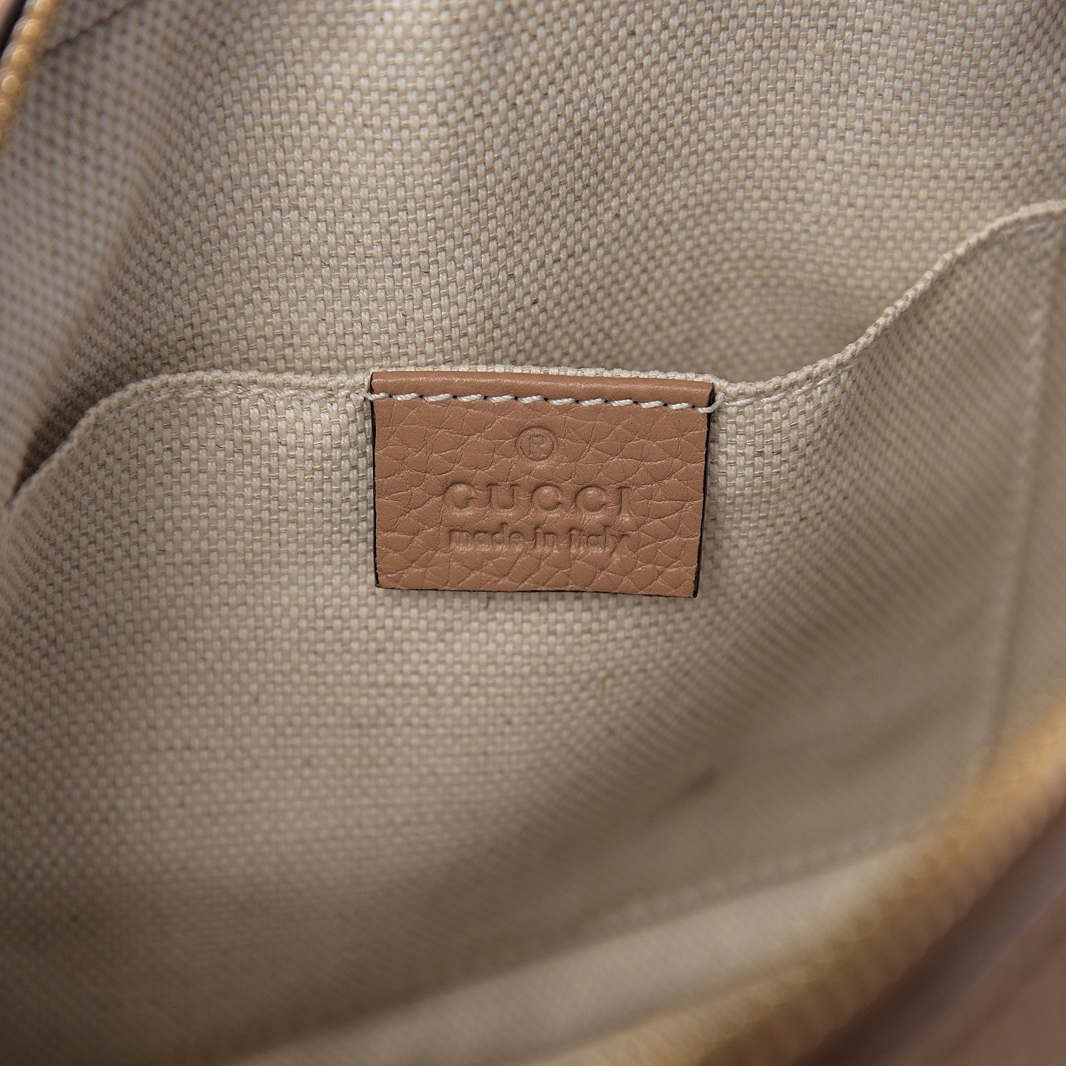 Gucci Pebbled Calfskin Small Soho Disco Bag Rose Beige 5 of 9
