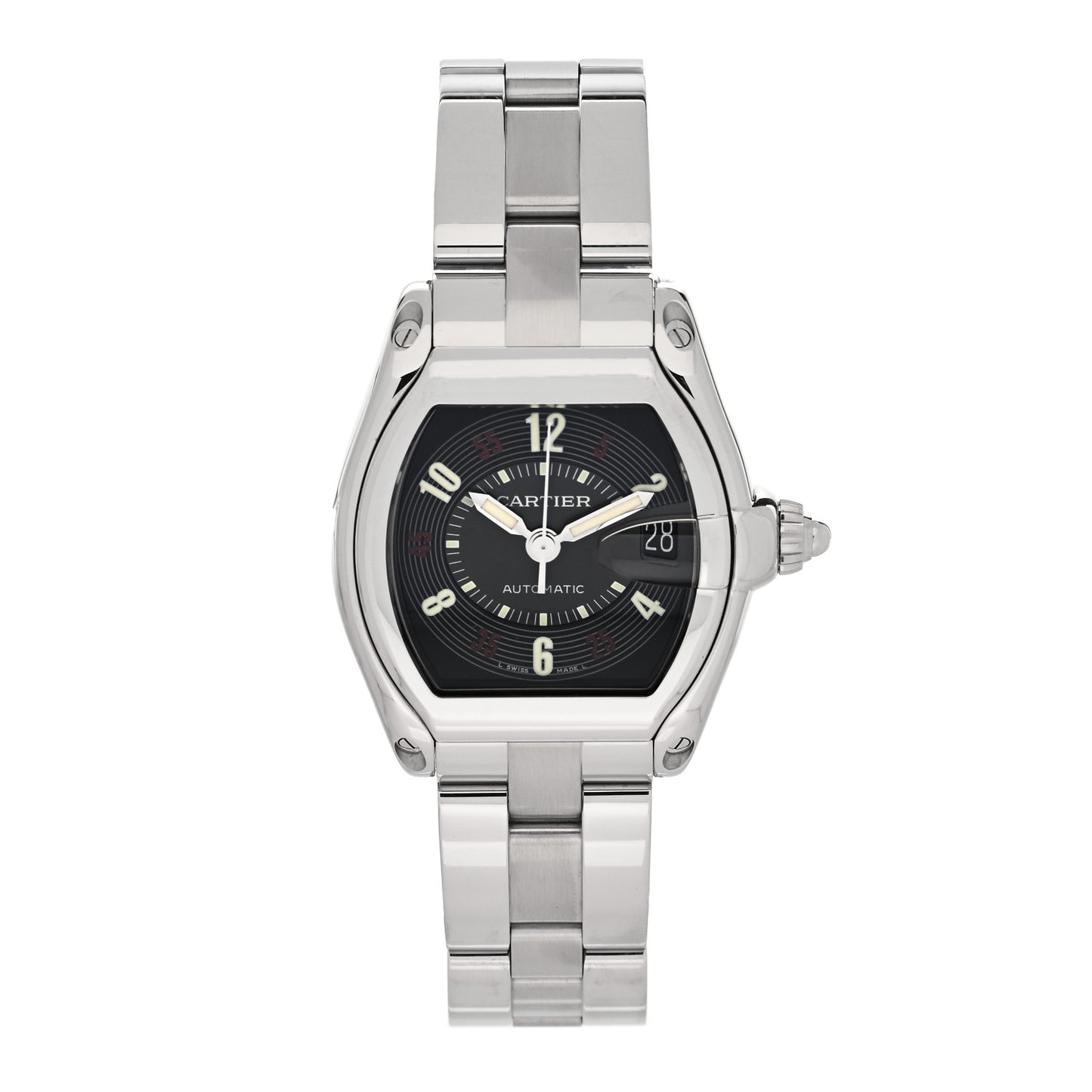 Stainless Steel 37mm Roadster Automatic Watch Black