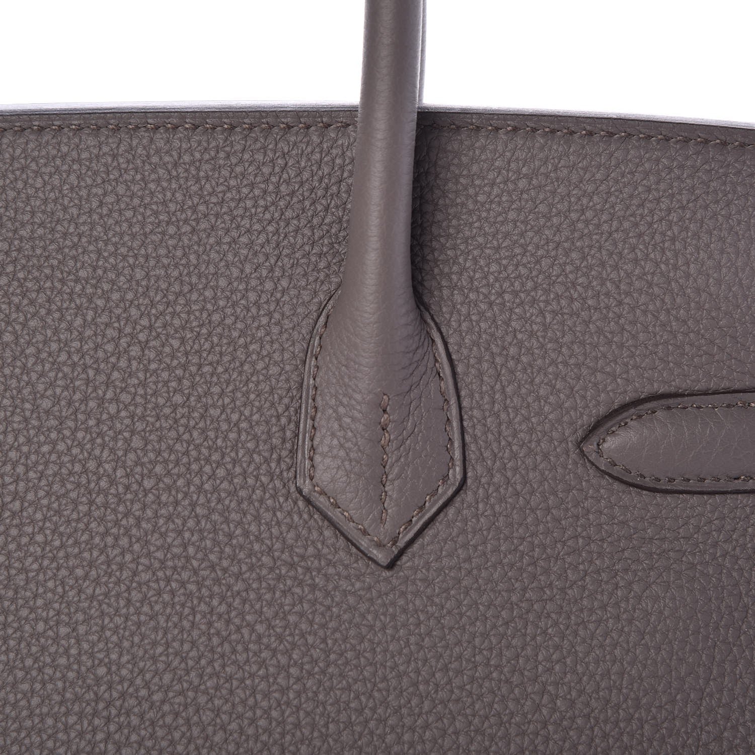 Hermes Togo Birkin 30 Etain 32 of 35