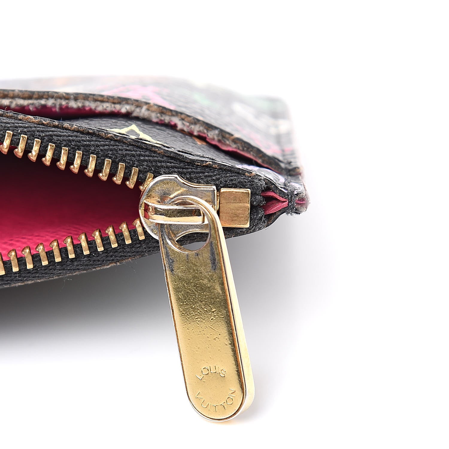 Louis Vuitton Monogram Multicolor Key Pouch Black Grenade 12 of 13