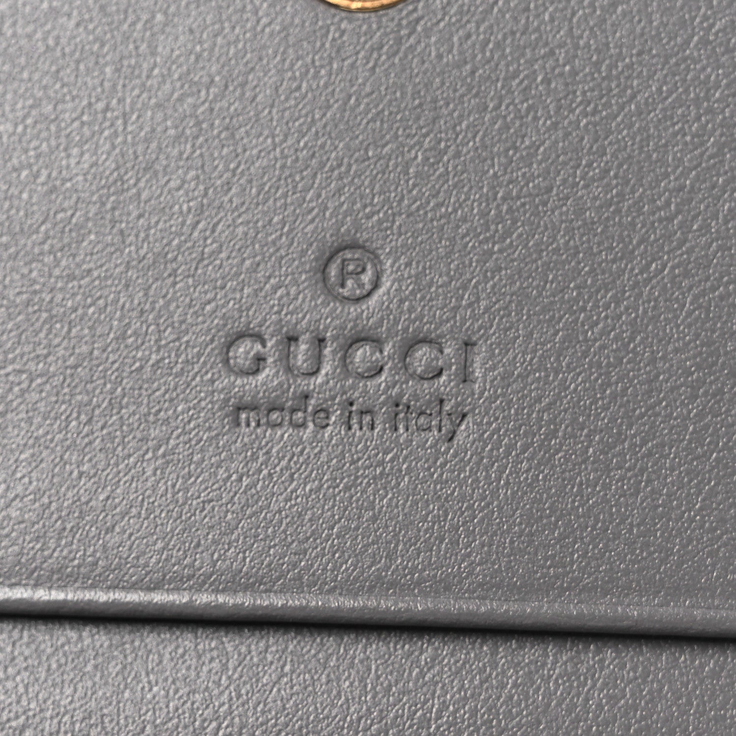 Gucci Calfskin GG Matelasse Card Case Wallet Grey 6 of 7
